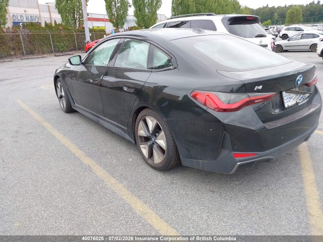 40076026 :رقم المزاد ، WBY73AW00NFM95208 vin ، 2022 Bmw I4 مزاد بيع