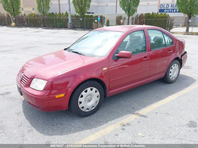 40076027 :رقم المزاد ، 3VWSA29M7XM109535 vin ، 1999 Volkswagen Jetta مزاد بيع