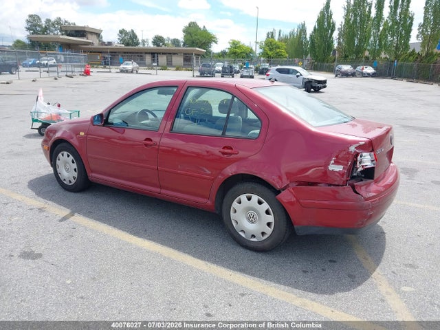 40076027 :رقم المزاد ، 3VWSA29M7XM109535 vin ، 1999 Volkswagen Jetta مزاد بيع