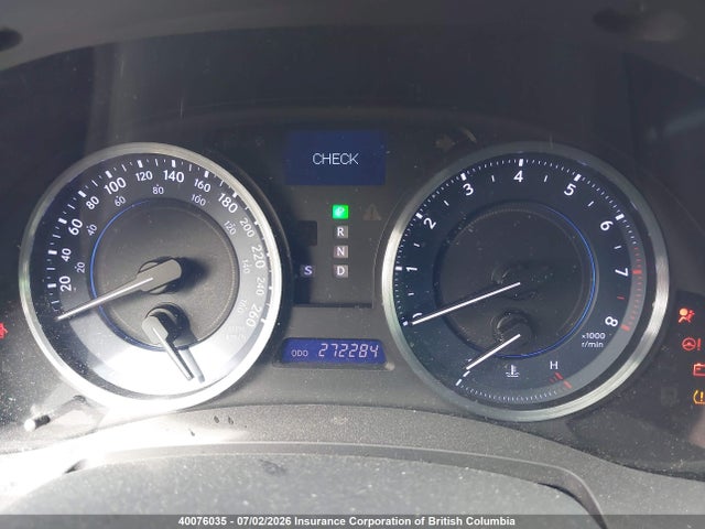 Продаж на аукціоні авто 2012 Lexus Is 250, vin: JTHBF5C28C5170758, номер лоту: 40076035