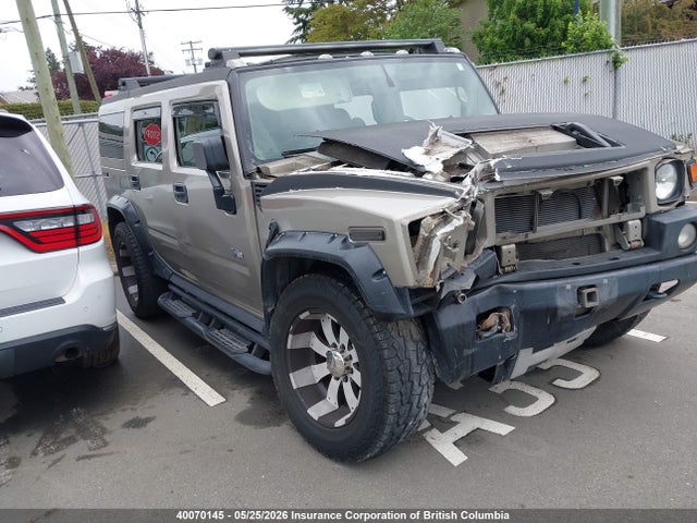 Продажа на аукционе авто 2003 Hummer H2, vin: 5GRGN23U73H125818, номер лота: 40070145