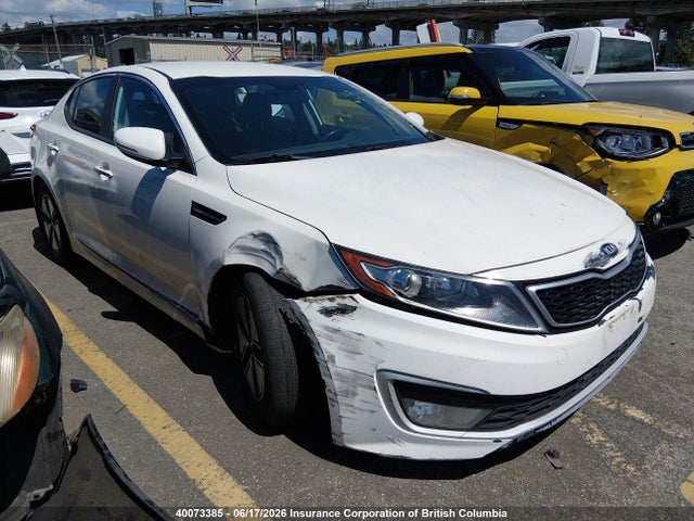 Продажа на аукционе авто 2013 Kia Optima Hybrid, vin: KNAGM4AD3D5050425, номер лота: 40073385