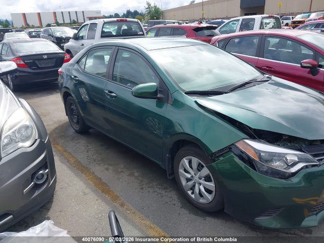 2016 Toyota Corolla L/le/le Pls/prm/s/s Pls მანქანა იყიდება აუქციონზე, vin: 2T1BURHE7GC732711, აუქციონის ნომერი: 40076090