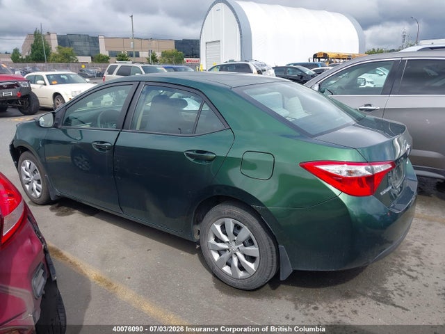 2016 Toyota Corolla L/le/le Pls/prm/s/s Pls მანქანა იყიდება აუქციონზე, vin: 2T1BURHE7GC732711, აუქციონის ნომერი: 40076090
