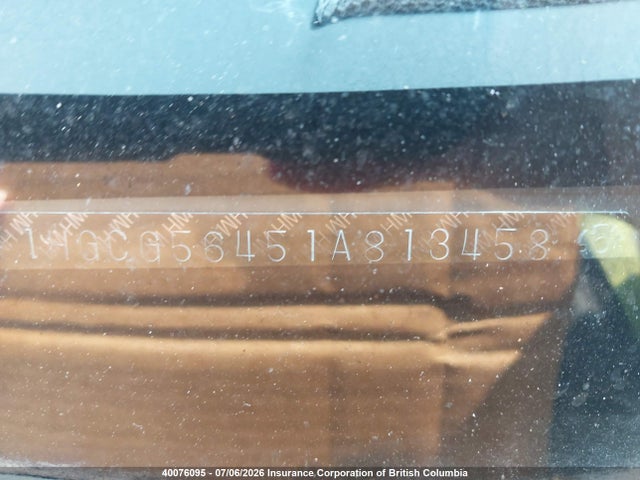 Продаж на аукціоні авто 2001 Honda Accord Lx, vin: 1HGCG56451A813458, номер лоту: 40076095