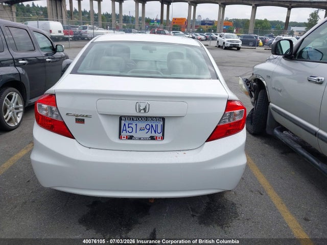 Aukcja sprzedaży 2012 Honda Civic, vin: 2HGFB2F4XCH018811, numer aukcji: 40076105