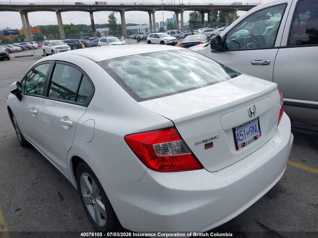 Aukcja sprzedaży 2012 Honda Civic, vin: 2HGFB2F4XCH018811, numer aukcji: 40076105