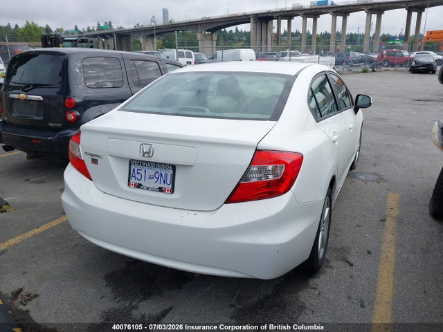 Aukcja sprzedaży 2012 Honda Civic, vin: 2HGFB2F4XCH018811, numer aukcji: 40076105