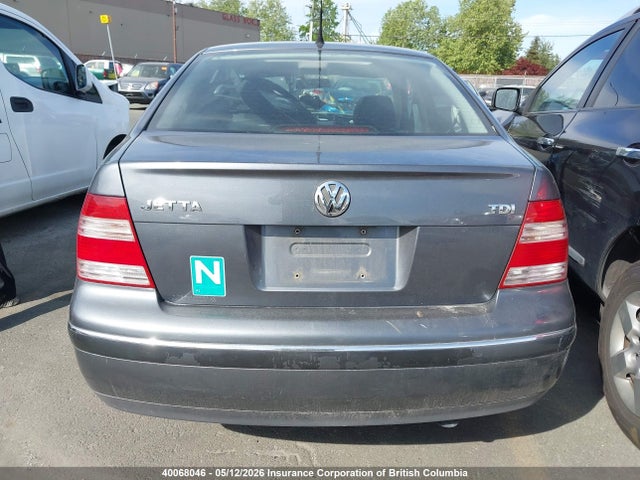 2005 Volkswagen Jetta Gls Tdi მანქანა იყიდება აუქციონზე, vin: 3VWSR69MX5M040708, აუქციონის ნომერი: 40068046