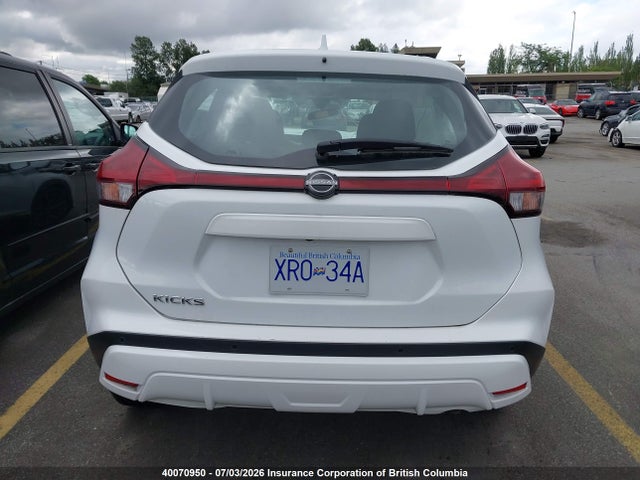 2025 Nissan Kicks Play Sv მანქანა იყიდება აუქციონზე, vin: 3N1CP5CV1SL490907, აუქციონის ნომერი: 40070950