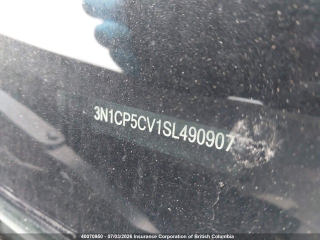 2025 Nissan Kicks Play Sv მანქანა იყიდება აუქციონზე, vin: 3N1CP5CV1SL490907, აუქციონის ნომერი: 40070950