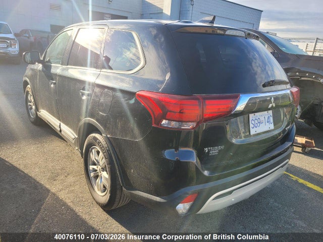 2019 Mitsubishi Outlander Es მანქანა იყიდება აუქციონზე, vin: JA4AZ2A38KZ608243, აუქციონის ნომერი: 40076110