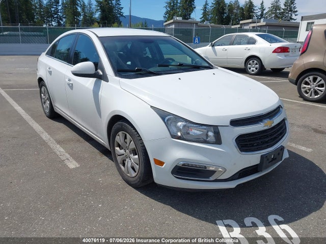 40076119 :رقم المزاد ، 1G1PC5SB8F7251911 vin ، 2015 Chevrolet Cruze مزاد بيع