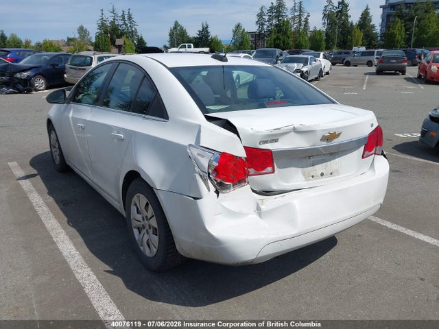 40076119 :رقم المزاد ، 1G1PC5SB8F7251911 vin ، 2015 Chevrolet Cruze مزاد بيع