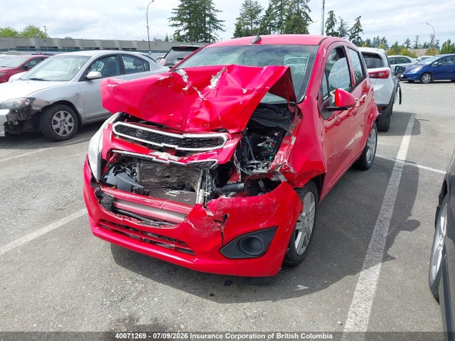 Aukcja sprzedaży 2014 Chevrolet Spark 1lt, vin: KL8CD6S99EC524732, numer aukcji: 40071269