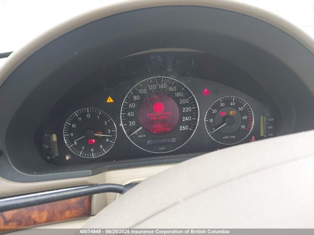 40074949 :رقم المزاد ، WDBUF65J53A170131 vin ، 2003 Mercedes-benz E 320 مزاد بيع