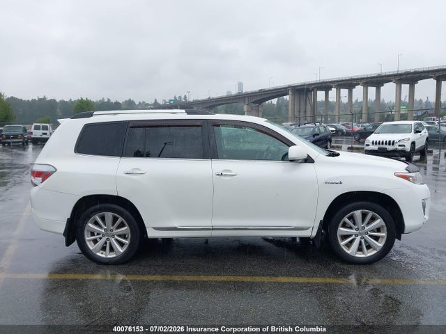 2012 Toyota Highlander Hybrid Limited მანქანა იყიდება აუქციონზე, vin: JTEDC3EHXC2006143, აუქციონის ნომერი: 40076153