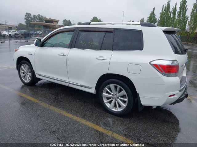 2012 Toyota Highlander Hybrid Limited მანქანა იყიდება აუქციონზე, vin: JTEDC3EHXC2006143, აუქციონის ნომერი: 40076153