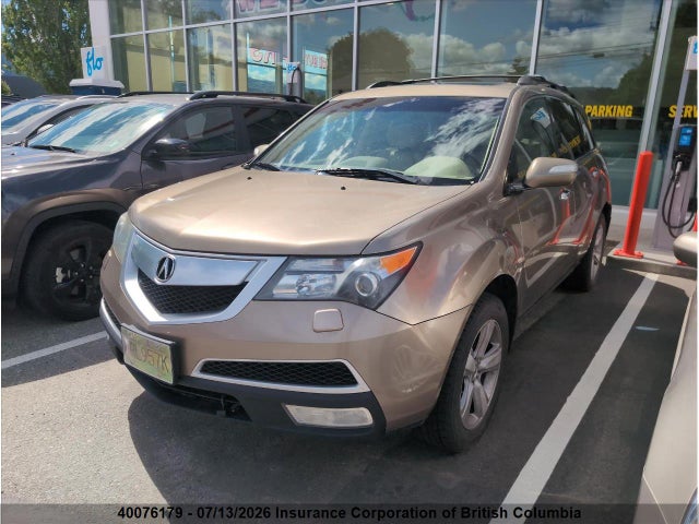Auction sale of the 2011 Acura Mdx, vin: 2HNYD2H6XBH005260, lot number: 40076179