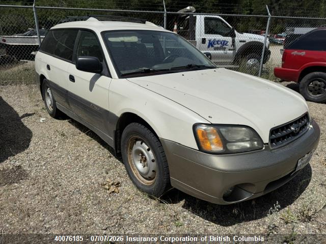 40076185 :رقم المزاد ، 4S3BH675937638555 vin ، 2003 Subaru Legacy Outback Awp مزاد بيع