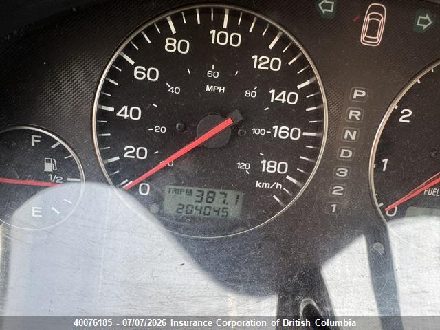 Aukcja sprzedaży 2003 Subaru Legacy Outback Awp, vin: 4S3BH675937638555, numer aukcji: 40076185