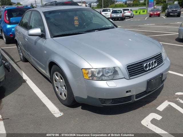 Продажа на аукционе авто 2003 Audi A4, vin: WAUJC68E33A274397, номер лота: 40076186