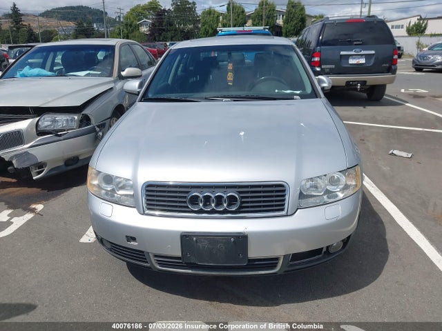 2003 Audi A4 მანქანა იყიდება აუქციონზე, vin: WAUJC68E33A274397, აუქციონის ნომერი: 40076186