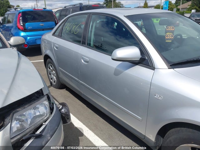 2003 Audi A4 მანქანა იყიდება აუქციონზე, vin: WAUJC68E33A274397, აუქციონის ნომერი: 40076186