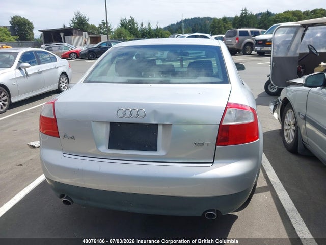 2003 Audi A4 მანქანა იყიდება აუქციონზე, vin: WAUJC68E33A274397, აუქციონის ნომერი: 40076186