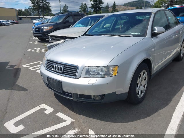2003 Audi A4 მანქანა იყიდება აუქციონზე, vin: WAUJC68E33A274397, აუქციონის ნომერი: 40076186