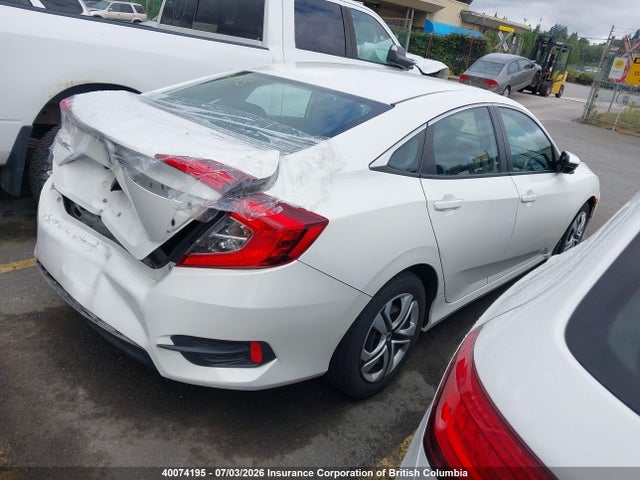 Продажа на аукционе авто 2016 Honda Civic Lx, vin: 2HGFC2F56GH019594, номер лота: 40074195
