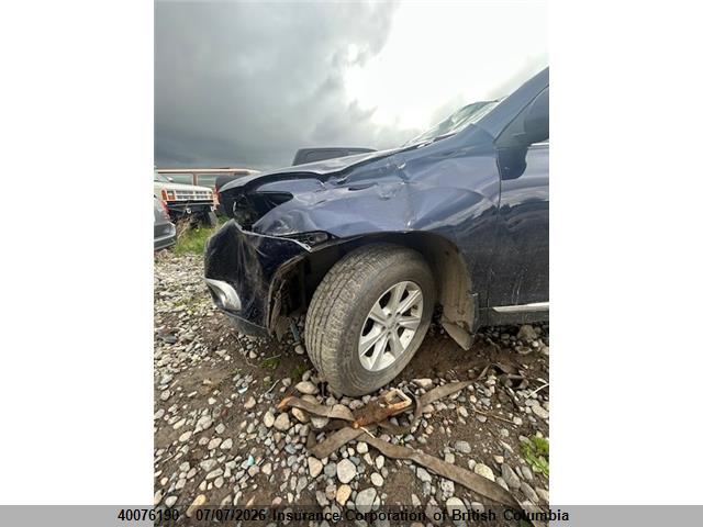 2012 Toyota Highlander Se მანქანა იყიდება აუქციონზე, vin: 5TDBK3EH4CS121778, აუქციონის ნომერი: 40076190