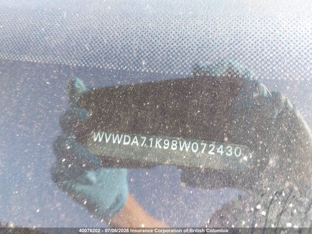 Продаж на аукціоні авто 2008 Volkswagen Rabbit, vin: WVWDA71K98W072430, номер лоту: 40076202