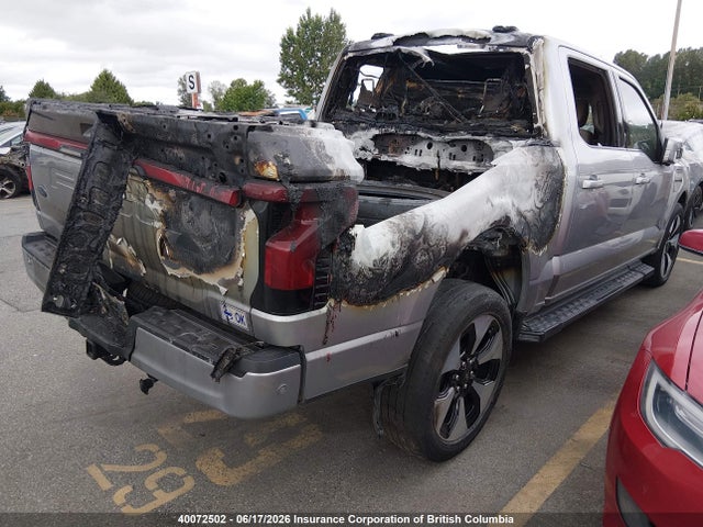 40072502 :رقم المزاد ، 1FT6W1EV3NWG06125 vin ، 2022 Ford F150 Lightning Pro/lightning Xlt/lightning Lariat/lightning Platinum مزاد بيع