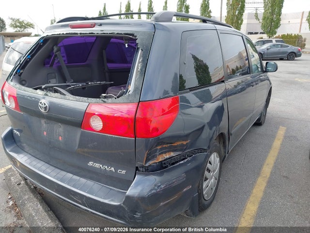 2006 Toyota Sienna Ce მანქანა იყიდება აუქციონზე, vin: 5TDZA29C86S506386, აუქციონის ნომერი: 40076240
