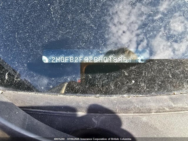 Aukcja sprzedaży 2012 Honda Civic, vin: 2HGFB2F92CH018961, numer aukcji: 40076244