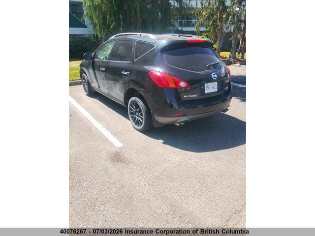 2010 Nissan Murano S/sl/le მანქანა იყიდება აუქციონზე, vin: JN8AZ1MW9AW130411, აუქციონის ნომერი: 40076267