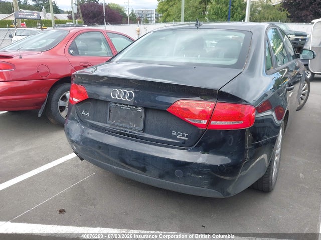 Продажа на аукционе авто 2012 Audi A4, vin: WAUBFCFL3CN015249, номер лота: 40076269