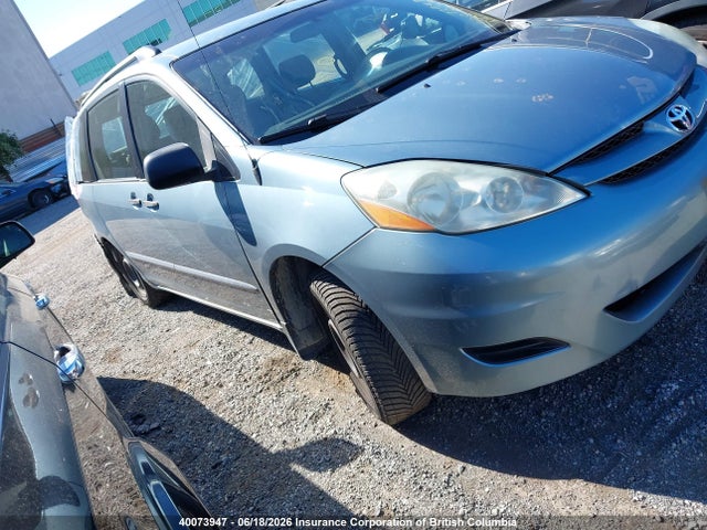 2006 Toyota Sienna Ce მანქანა იყიდება აუქციონზე, vin: 5TDZA29C06S432820, აუქციონის ნომერი: 40073947