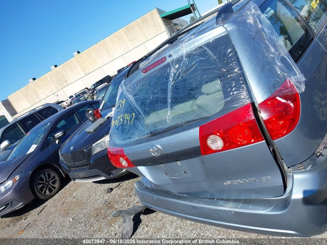 2006 Toyota Sienna Ce მანქანა იყიდება აუქციონზე, vin: 5TDZA29C06S432820, აუქციონის ნომერი: 40073947