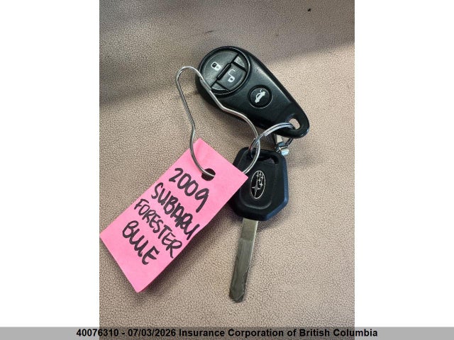 Продажа на аукционе авто 2009 Subaru Forester 2.5x Limited, vin: JF2SH64689H706524, номер лота: 40076310