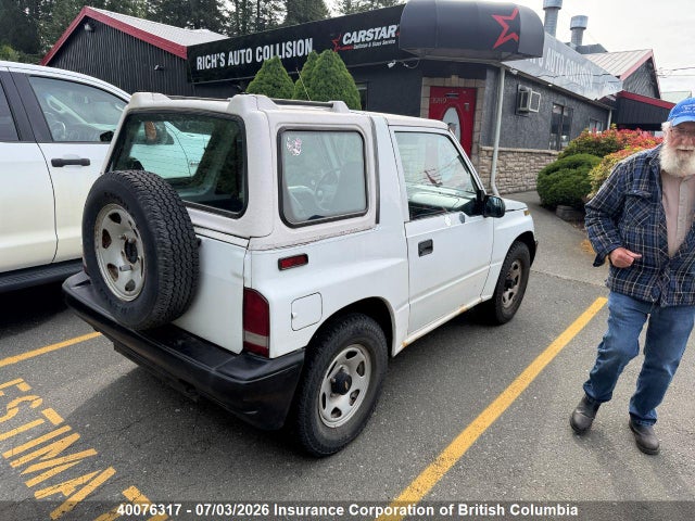 Продажа на аукционе авто 1998 Chevrolet Tracker, vin: 2CNBJ1861W6920221, номер лота: 40076317