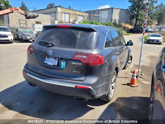 Продаж на аукціоні авто 2013 Acura Mdx, vin: 2HNYD2H66DH000981, номер лоту: 40076321