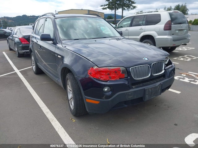 Auction sale of the 2007 Bmw X3, vin: WBXPC734X7WC95053, lot number: 40076337