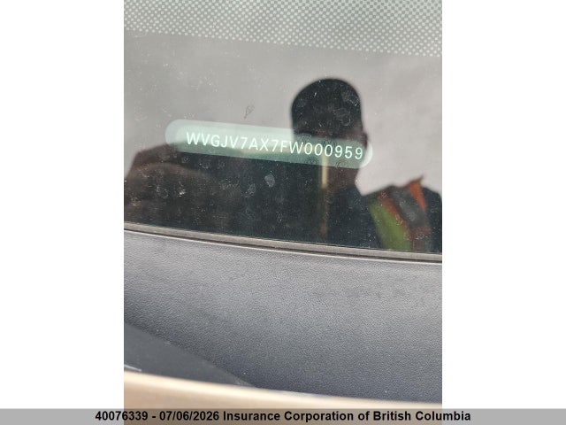 Продажа на аукционе авто 2015 Volkswagen Tiguan Comfortline/highline/special Edition/trendline, vin: WVGJV7AX7FW000959, номер лота: 40076339