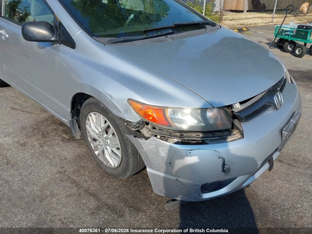 2006 Honda Civic მანქანა იყიდება აუქციონზე, vin: 2HGFG12386H015175, აუქციონის ნომერი: 40076361