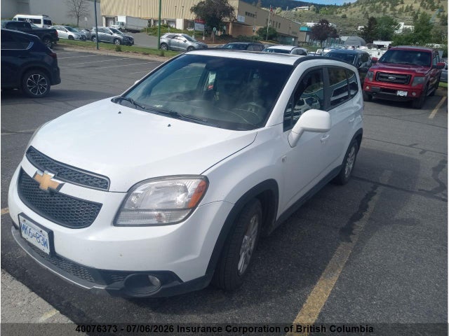 Aukcja sprzedaży 2012 Chevrolet Orlando 1lt/2lt, vin: KL77P2EMXCK508225, numer aukcji: 40076373