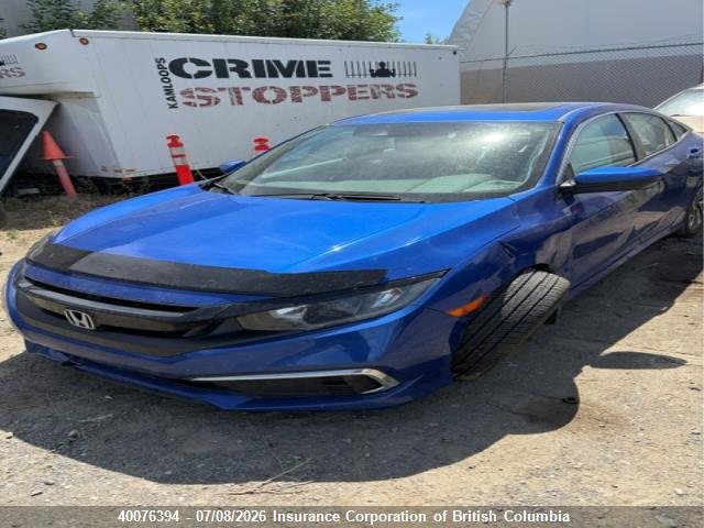 Honda Civic 2019 2HGFC2F79KH043849 Image 2