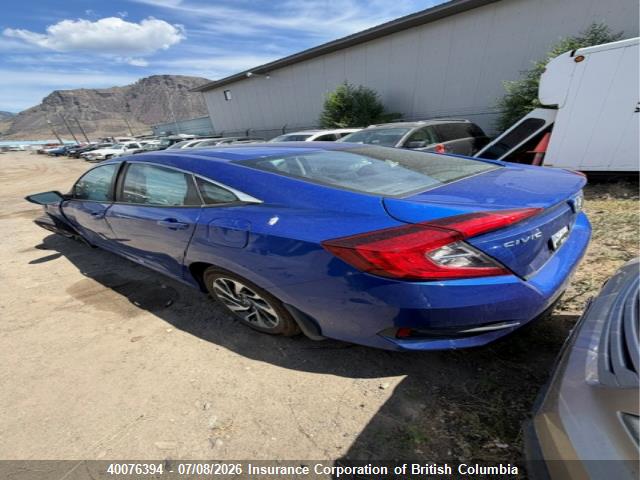 Honda Civic 2019 2HGFC2F79KH043849 Image 3