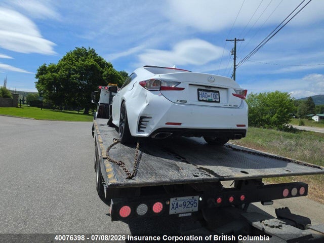 Auction sale of the 2016 Lexus Rc, vin: JTHSE5BC4G5006345, lot number: 40076398